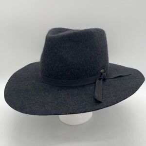 NWT C.C Exclusives Hat 100% Wool Felt Fedora Wide Brim‎ Rancher One Size New